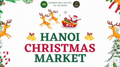 TRUC LAM HANDMADE JOINED " HANOI CHRISTMAS MARKET 2023" FAIR