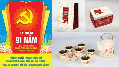 TRUC LAM HANDMADE WAS A GIFT VENDOR FOR THE 91ST ANNIVERSARY OF THE TRADITIONAL DAY OF THE PARTY'S PROPAGANDA DEPARTMENT (1/8/1930 – 1/8/2021)