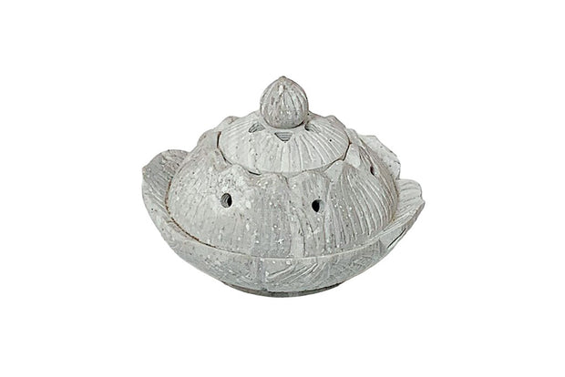 Big-sized handcrafted stone sculpture lotus bowl