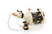 High-class handmade lacquer puppet: Cow