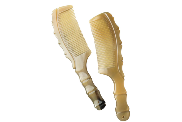 Horn Comb- Bamboo-shaped back