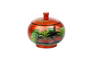 Lacquer jar with lid (8 cm diameter)