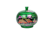 Lacquer jar with lid (8 cm diameter)