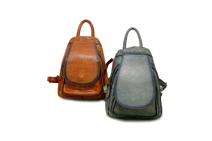 Cow Leather Backpack Bag 8277
