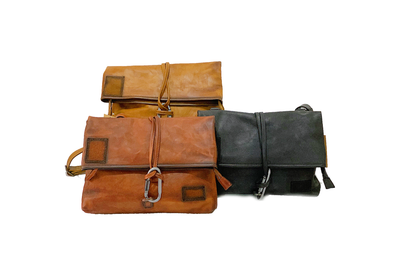 Cow leather shoulder handbag 8217