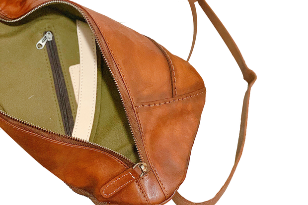 Cow Leather Shoulder Handbag 8216