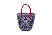 Bucket Bag with Traditional Hand Drawn Batik Pattern