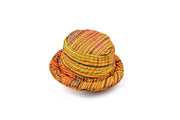 Bucket Hat with Traditional Brocade Patterns