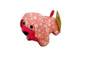 Stuffed Puppy Made Of Floral Cotton Fabric