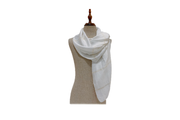 Linen Scarf With Tussah Lines 60x180 Cm