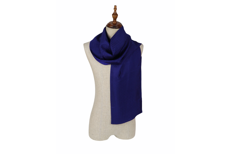 Two-Layered Scarf Made From 70% Silk, 30% Rayon