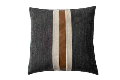 Cushion Cover With 3 Stripes Pattern