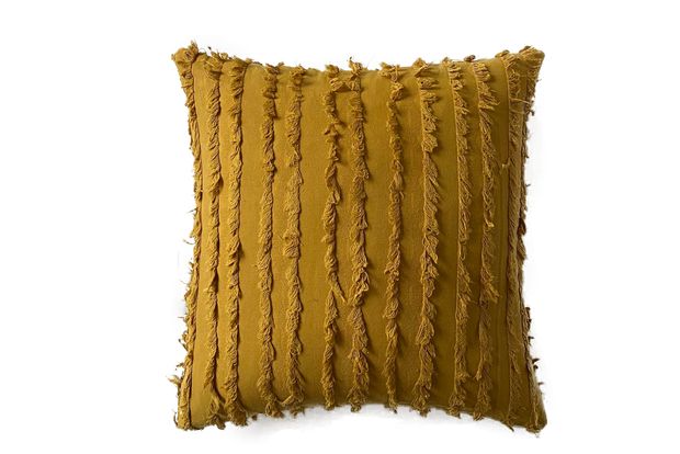 Cushion Cover  With Decorative Thread Stripes (B)