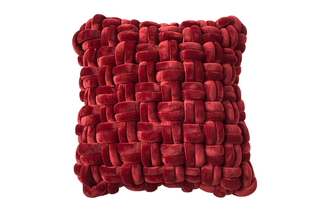 Hand-Knitted Cushion Cover